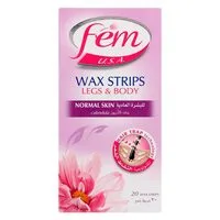 Fem Body Wax For Normal Skin 20 Strips