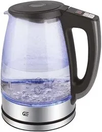 GS General Supreme 1800-2200W Water Kettle, 1.7 Liter Capacity, Silver, GS K1702