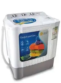 Dansat Twin Tub Washing Machine 5kg, DWT5021LW, White (Installation Not Included)