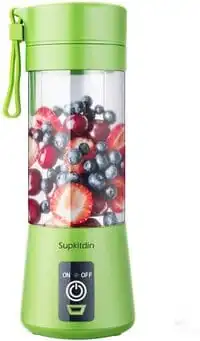 Generic Electric Handheld Fruit Juicer Blender Cup - Green