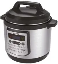 General Supreme Multi-Function Electric Pressure Pot, 8L Capacity, 9 Safety Stage, 1200 Watt, Silver