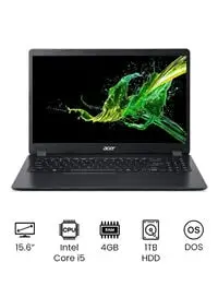 Acer Aspire 3 A315-56-5947 Laptop With 15.6 Inch Display, Core i5 Processor/4GB RAM/1Tb HDD/Dos/Intel UHD Graphics Shale Black English/Arabic, Shale Black