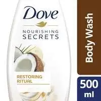 Dove Nourishing Secrets Restoring Ritual Body Wash With Renew Blend technology Coconut Oil 500ml