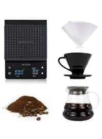 Mibru Drip Brew Set Contains Pieces To Drip And Filter Coffee (V60 Drip Set 4 Pcs)