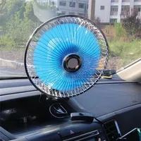 Generic 6 Inch 12V Portable Vehicle Auto Car Fan Oscillating Car Auto Cooling Fan