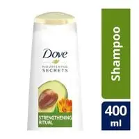 Dove Nourishing Secrets Shampoo Strengthens And Reduces Hair Fall With Natural Extracts Avocado