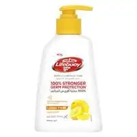 Lifebuoy Antibacterial Hand Wash, Lemon Fresh, for 100% stronger germ protection & odour removal, 200ml