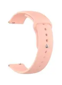Fitme Clip Silicone Band For 20mm Smartwatch, Pink