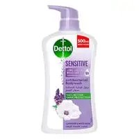 Dettol Sensitive Showergel & Bodywash, Lavender & White Musk Fragrance  500ml