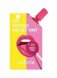 Voloria I'm Tattoo Velvet Tint 03 Berry Pink