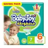Babyjoy saving pack size 6 junior xxl +16 kg 7 diapers