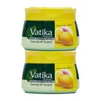 Vatika hair styling cream dandruff guard lemon , tea free & almond 140 ml x 2