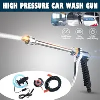 Generic 12V Car Washer Gun Pump Pressure Cleaner Car Care Portable Washing Machine Electric Cleaning Auto Device