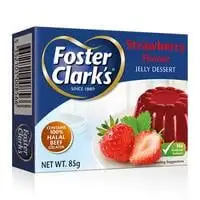 Foster Clarks Strawberry Flavoured Jelly Dessert 80g