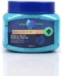Saada Beauty Face And Body Sanding Cream With Blue Violet 16.9 Oz