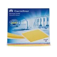 Carrefour sponge cloth x 5