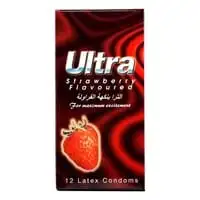 Ultra condoms strawberry x12