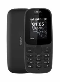 Nokia 105 -2017, 4MB, 2G, Black, Dual Sim