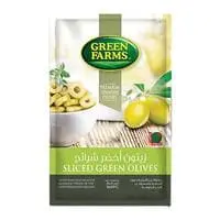 Green Farms Sliced Green Olives Pouch 1600g