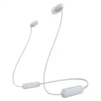 Sony WI-C100 Earphones With Mic Wireless Bluetooth In-Ear White