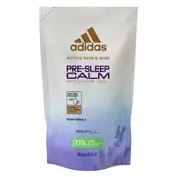 Adidas Active Skin And Mind Pre-sleep Calm Lavender Essential Oil Shower Gel Refill 400ml