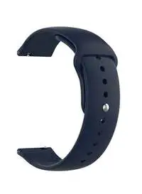 Fitme Clip Silicone Band For 22mm Smartwatch, Navy