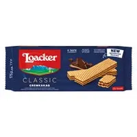 Loacker Crispy Wafers Filled Wit Cocoa & Chocolate Cream 175g
