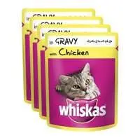 Whiskas with chicken gravy 80g x4