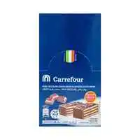 Carrefour Dark Cocoa Cream Wafer 38g Pack of 25