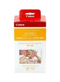 Canon High-Capacity Colour Ink And Paper Set 108 Sheets, White