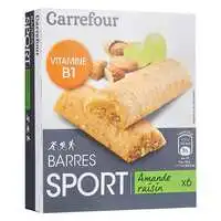 Carrefour Almond Raisin Bar 150g, 6 Pack