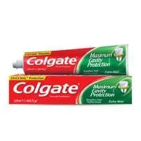 معجون أسنان كولجيت للحماية القصوى من التسوس بنكهة النعناع العادية الرائعة 120 مل - 2 قطعة