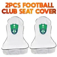Al Ahli Football Club Logo Car Seat Cover Universal Car Seat Dust Dirt Extra Protection Cover For Your Seat 2/Pcs Set