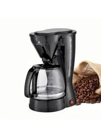Toscana U 1.5L 800W 12 Cup Coffee Maker With Detachable And Reusable Filter