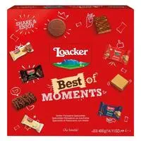 Loacker The Best Chocolate & Wafer Cookiesgift Box 400g