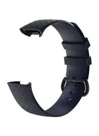 Fitme 2-Piece Classic Silicone Replacement Band For Charge 3/4 Watch, Navy