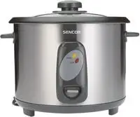سينكور SRM 1800SS جهاز طبخ الأرز 1.8 لتر، 700 واط - Srm41006002، رمادي