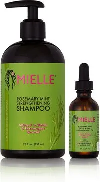 Mielle Rosemary Mint Strengthening Shampoo, Scalp & Hair Strengthening Oil, Deal, Gift Set
