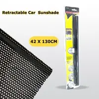 Generic Retractable Car Windshield Visor Sun Shades Auto Front Rear Side Window Blinds Sunshades Anti SUV Sunshade 42 X 130 cm