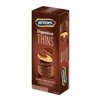 Mcvities Digestive Thins Dark Chocolate 150g×12