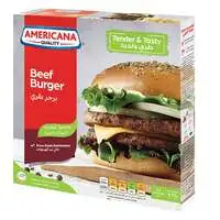 Americana Beef Burger- Arabic Spices 672g (12 pcs)