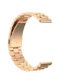 Fitme Metal Replacement Band For 20mm Watches, Gold