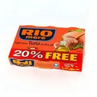 Riomare Ligth Meat Tuna In Olive Oil 80g + 20% Free