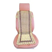 Generic Seat Cushion Wooden Pearl With Net Type For Car 1Pcs