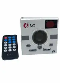 Dlc Portable Radio Bluetooth Speaker With Remote White/Black/Grey