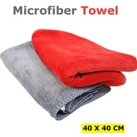 Generic Car Care Polishing Wash Towels Plush Microfiber Washing Drying Towel Strong Thick Plush Polyester Fiber Car Cleaning Cloth 2 Pcs/Set (Optionable)
