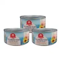 Carrefour Yellowfin Tuna Solid In Sunflower Oil 170g Pack of 3