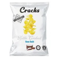 Cracks Mini Kettle Cooked Sea Salt Potato Chips 30g