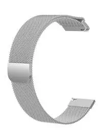 Fitme Replacement Strap For Polar Ignite And Unite Watch, Silver