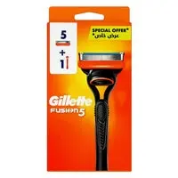 Gillette Fusion5 Disposable Razor Blades With Handle 5 Pieces + 1 Piece